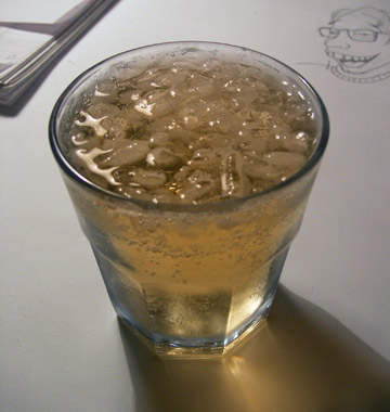 Absolut Vanilia and Ginger Ale