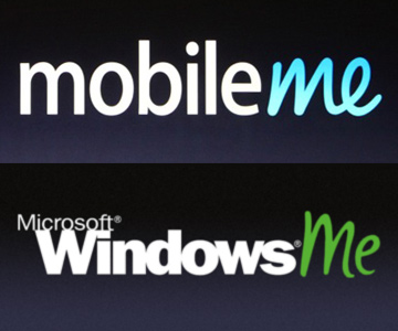 Apple MobileMe vs. Microsoft Windows Me