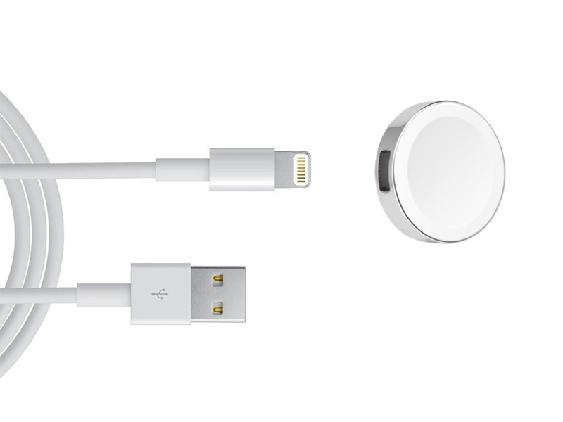 Apple Watch charger with lightning connector